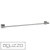 Modern Polished Chrome Single Towel Rail 600mm for Australian Bathrooms - Aguzzo Quadro Series Stainless Steel Wall Mounted Rack