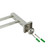 Modern Polished Chrome Double Towel Rail with Square End Design - Australia Bathroom Fittings