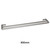 Aguzzo Montagna Double Towel Rail 900mm Polished Chrome Bathroom Accessory Australia