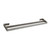 Aguzzo Montangna Brushed Satin Stainless Steel 750mm Double Towel Rail for Modern Australian Bathrooms