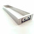 Aguzzo Montangna long stainless steel bathroom towel rail, available at Renovator Store Australia.