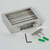 Aguzzo Montagna Stainless Steel Soap Basket Back View Bathroom Accessory Australia