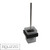 Modern matte black wall-mounted toilet brush holder by Aguzzo Montangna, a stylish and durable bathroom accessory for contemporary Australian homes.