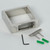 Aguzzo Montangna Polished Stainless Steel Bathroom Tumbler Holder and Soap Dispenser Wall Mount Bracket - Melbourne, Australia