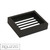 Aguzzo Montangna wall mounted matte black stainless steel soap basket for modern Australian bathrooms.