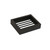 Modern Matte Black Bathroom Soap Basket for Shower and Bath Storage - Australia wide delivery.