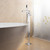 Modern Polished Chrome Floor Mounted Bath Spout and Mixer Set, Premium Bathroom Tapware Australia.