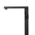 Modern Square Matte Black Floor Mounted Bath Spout for Contemporary Australian Bathrooms