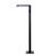 Elegant matte black floor mounted bath spout set with single lever mixer for modern Australian bathrooms.