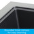 Black Granite Composite Kitchen Sink with Gently Rounded Inner Corners for Easy Cleaning.