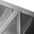 Modern Stainless Steel Single Bowl Kitchen Sink with Smooth Rounded Edges, Durable and Easy to Clean Hand-made Sink Australia