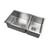 Higold Vante premium stainless steel double bowl kitchen sink with thick 304 grade brushed finish and sound-deadening pads, 800mm, Australia.