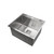Top mount single bowl stainless steel kitchen and laundry sink with tap hole 550mm Australia