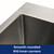 Higold Minimalist Kitchen Sink with Taphole, Modern Stainless Steel Sink Australia
