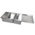 Higold Double Bowl Kitchen Sink with Reversible Drainer, Brushed Finish Stainless Steel, Renovator Store Australia.