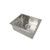 High-quality brushed stainless steel single bowl rectangular kitchen sink with deep basin and smooth rounded corners for easy cleaning in Australian homes.
