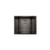 Durable 550mm Single Bowl Kitchen Sink with Gunmetal Finish, Modern Stainless Steel Sink Australia