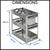 300mm Kitchen Cupboard Organiser Dimensions Diagram for Elite Pull Out Storage Australia