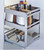 Elite Chef Kitchen Pull Out Cupboard Organiser Storage Unit 400mm Renovator Store Australia