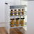 Provedore side-mounted undercounter pullout kitchen basket organiser for efficient cabinet storage in Australian homes.