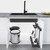 Elite Nero Undersink Pull Out Detergent Organiser for Kitchen Cabinets Australia 1000x1000px Lifestyle View