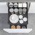 Elite Nero 2-Tier Kitchen Cupboard Organiser - Dark Grey Slide-Out Storage Baskets for Pantry and Condiments, Australia