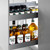Higold Shearer side-mount pull-out kitchen cupboard storage with two grey shelves for narrow cabinets in Australia.