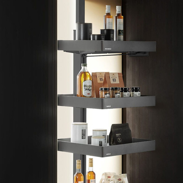 Large Capacity Pull Out Kitchen Pantry Shelves for Modern Home Storage - Renovator Store Australia