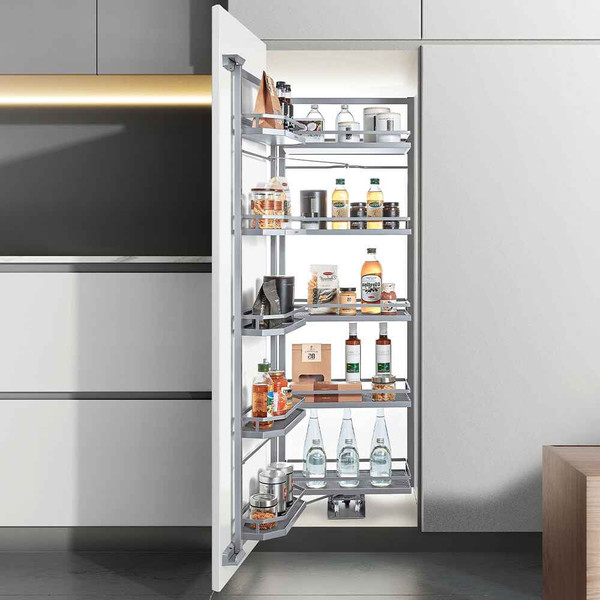 Higold Diamond PRO Open Out Tandem Pantry Unit for 450mm Kitchen Cabinets - Renovator Store Australia