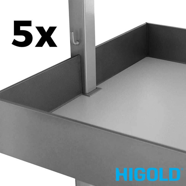 Higold Diamond PRO Kitchen Pantry Storage Basket for 400mm Cabinet - Modern Matte Grey Finish - Renovator Store Australia