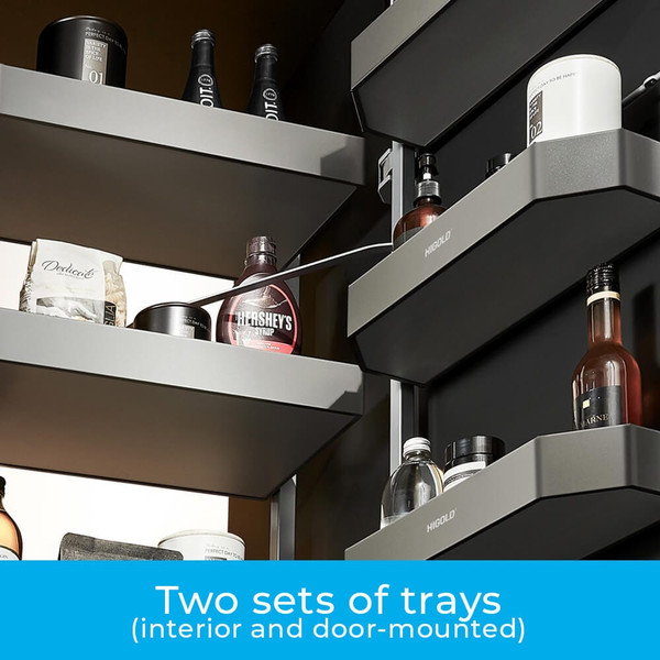 Higold Shearer Series Tandem Kitchen Pantry Unit with Accessible Shelves and Soft Close for Modern Australian Kitchen Storage - Renovator Store Australia