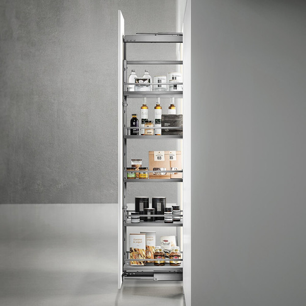 Higold Diamond Style Pull Out Kitchen Pantry Organisation Shelves and Hardware for Modern Australian Kitchens - Renovator Store Australia