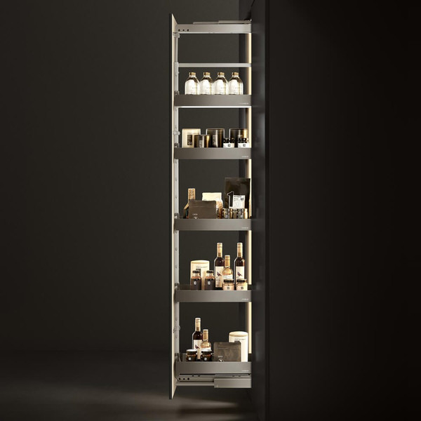 Higold Shearer Pro Series Tall Cabinet Pull Out Pantry Unit for Modern Kitchen Storage - Renovator Store Australia