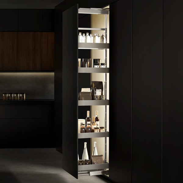 Higold Shearer PRO Pull Out Kitchen Pantry Unit with New Rounded Corner Tray Design - Renovator Store Australia