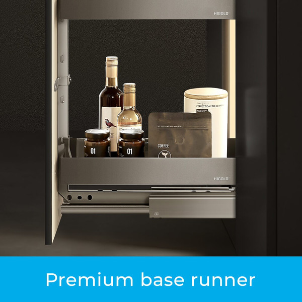 Higold Shearer Pro Pull Out Kitchen Pantry Unit with Heavy Duty Bottom Slider for Modern Australian Kitchens - Renovator Store Australia