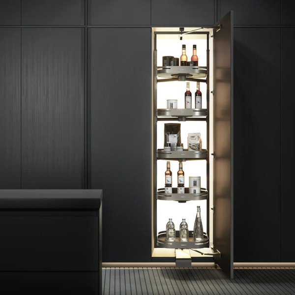 Higold Tourbillon Soft Close Swivel Pantry Unit Simple Installation for Hinged Door Cabinets - Renovator Store Australia