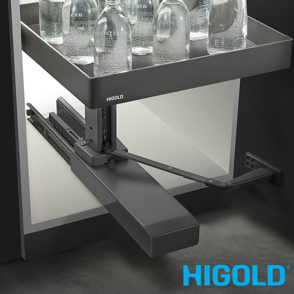 Higold Shearer PRO Space Tower Pull Out Pantry Unit with Heavy Duty Soft Close Runners - Renovator Store Australia