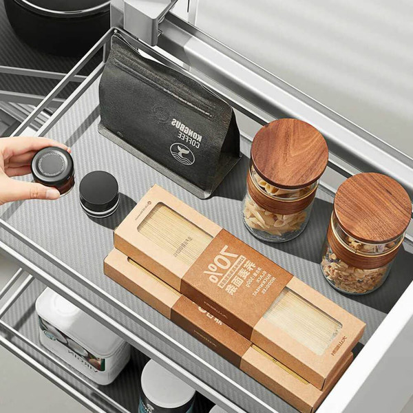 HIGOLD Diamond Magic Corner II Pull Out Kitchen Storage with Anti-Slip Mats for 900mm Blind Corner Cabinets Australia