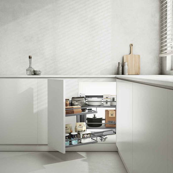 Kitchen Undersink Pull-Out Blind Corner Storage Organizer Australia