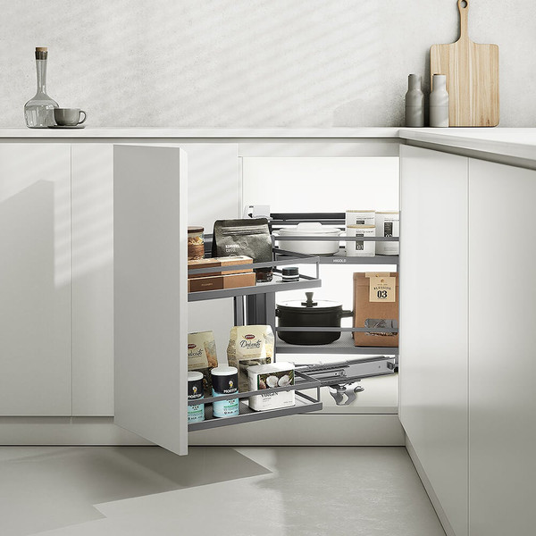 Higold Diamond PRO Swing Out Kitchen Corner Storage Left Opening for 900mm Blind Corner Cabinets in Australia