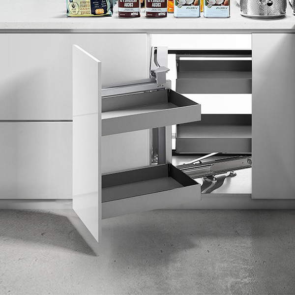 Higold Shearer Magic Corner 2 Tier Kitchen Cabinet Storage Left Opening Australia