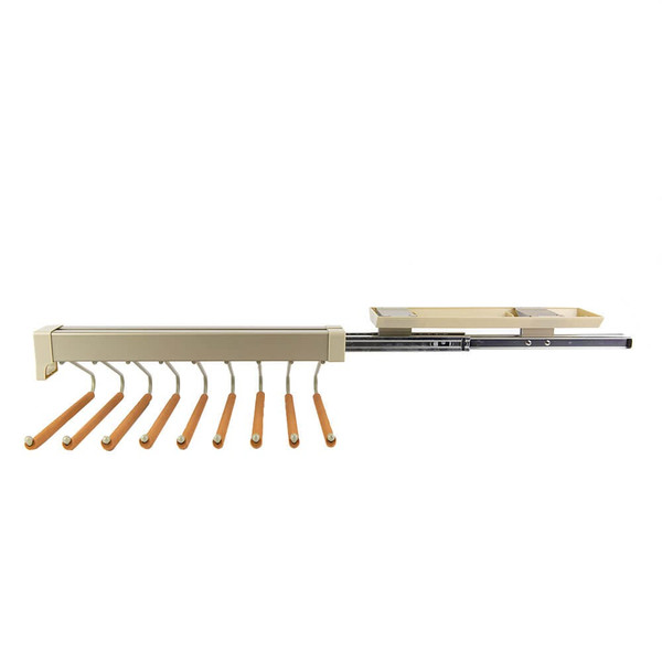 Top Mounted Pull Out Trouser Rack and Wardrobe Pants Organiser Australia