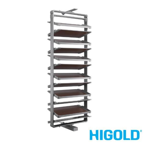 12-tier rotating shoe rack organiser for high-capacity footwear storage in Australia.