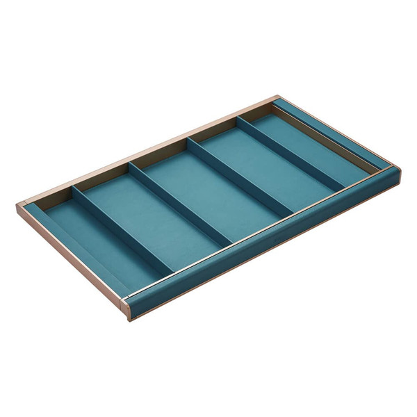 Higold B Series Multifunctional Pull-out Wardrobe Storage Drawer with Compartments in Tiffany Teal for Australian Homes