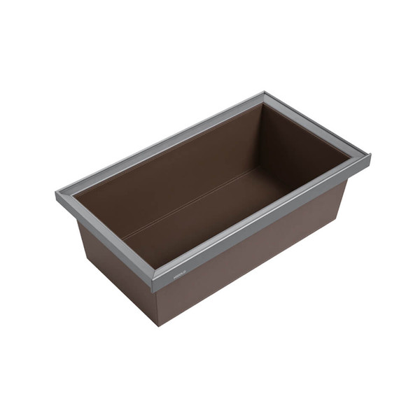 Higold Premium Grey Soft Close Pull-Out Deep Wardrobe Basket for Modern Bedroom Storage Australia