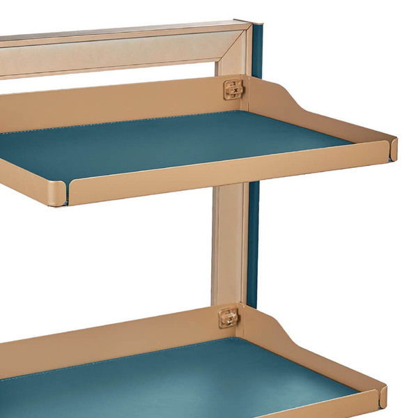 Luxury Tiffany Teal Pull-Out Wardrobe Side Organizer for Handbags and Accessories in Australia
