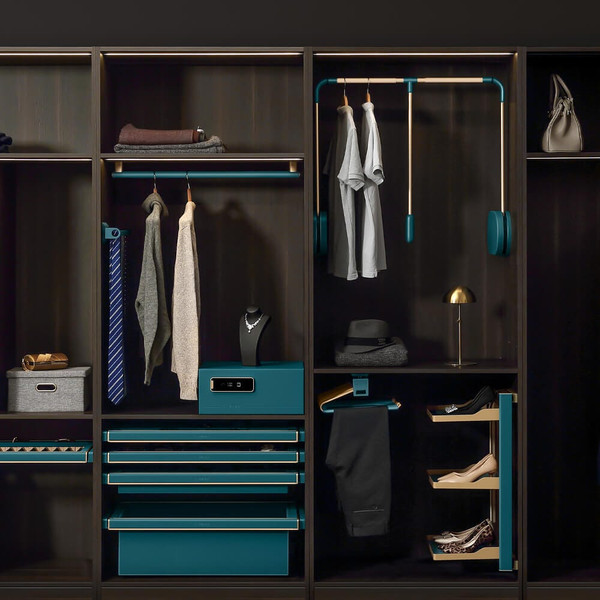 Higold B Series Tiffany Teal PU Leather Wardrobe Storage Collection Australia