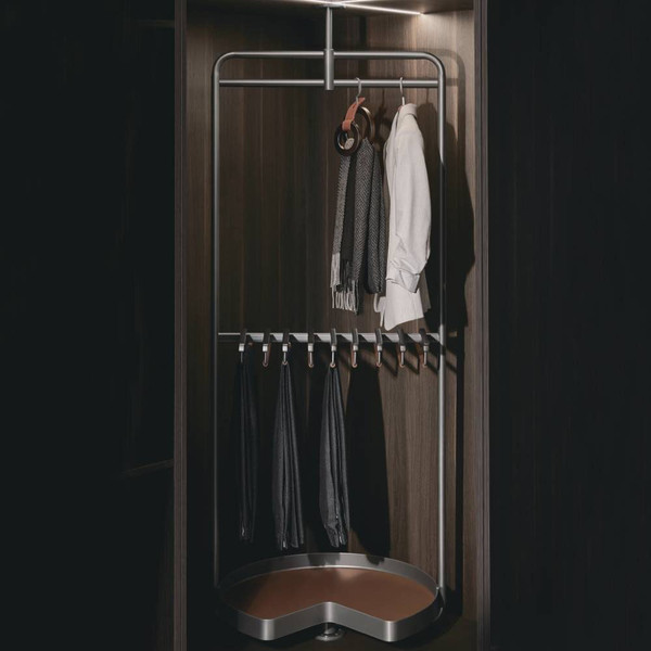 Higold B Series Teal PU Leather 3-Tier Side Mount Wardrobe Storage Rack for Shoes and Bags in Australia