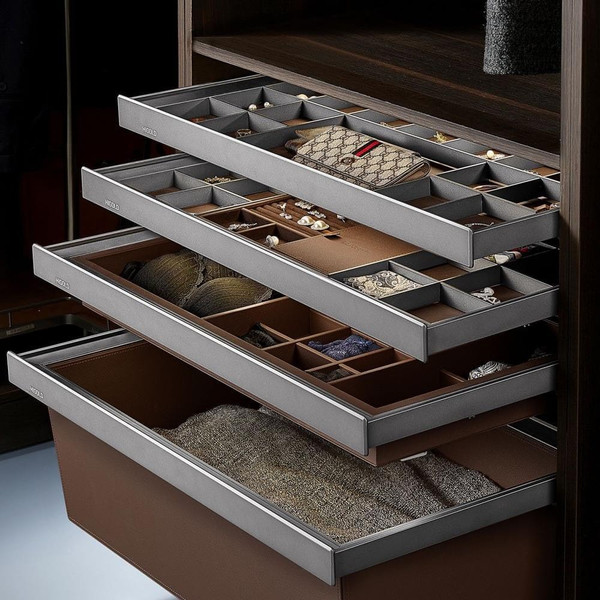 Premium Grey Luxury Wardrobe Storage Organizer for Modern Australian Homes