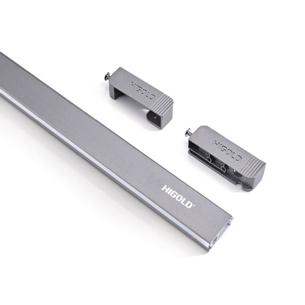 Durable steel cuttable long rail closet rod for clothes hangers in wardrobe storage units suitable for Australian home renovations.